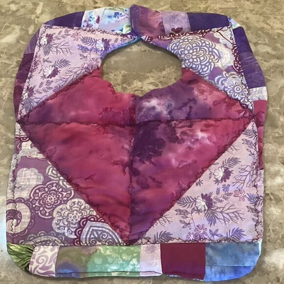 NWOT. Hand Crafted Quilted Reversible Baby Bib $12 ea. or 3/$25 - Picture 2 of 6